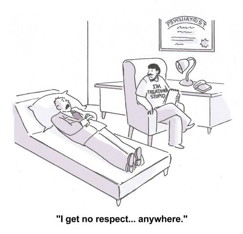 'I get no respect... anywhere.'