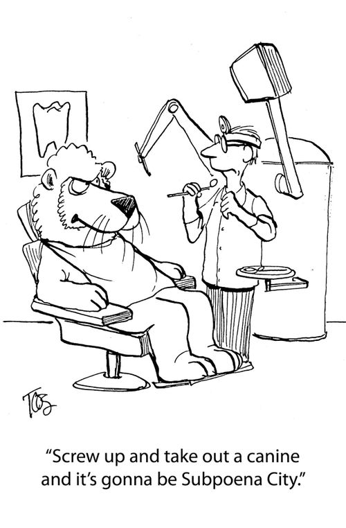 'Screw up and take out a canine and it's gonna be Subpoena City.'
