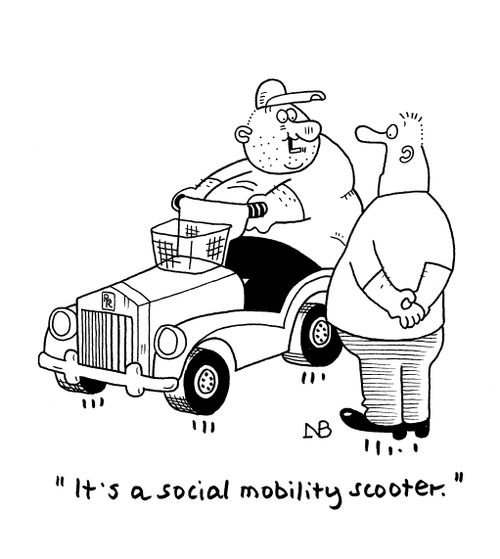 'It's a social mobility scooter.'