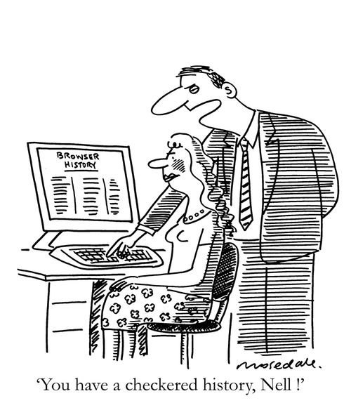 'You have a checkered history, Nell!'