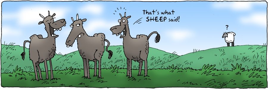 'That's What Sheep Said.'