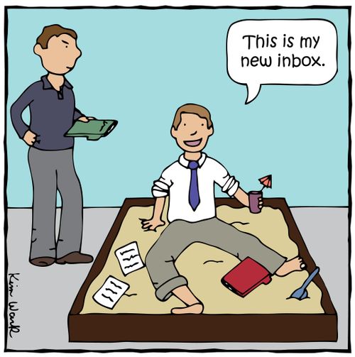 'This is my new inbox.'