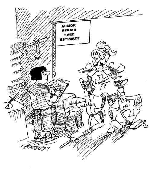 'Armor Repair, Free Estimate.'