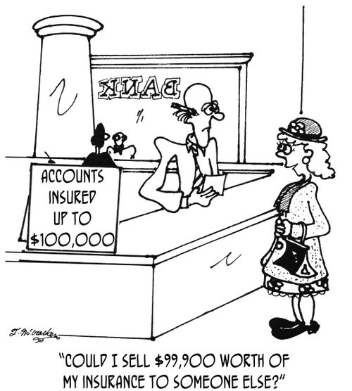 'Could I sell $99,900 worth of my insurance to someone else?'