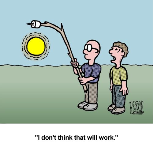 'I don't think that will work.' 