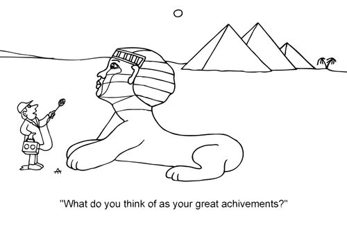'What do you think of as you great achievements?'