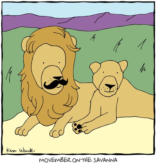 Movember on the Savanna