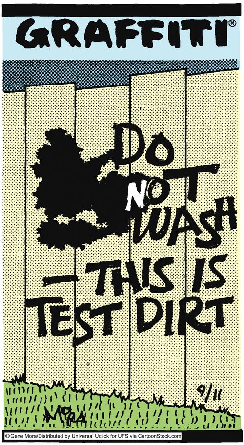 Do Not Wash - This is Test Dirt.