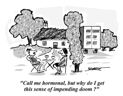 'Call me hormonal, but why do I get this sense of impending doom?'