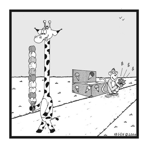 Giraffe's Ice-cream.