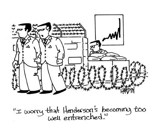 'I worry that Henderson's becoming too well entrenched.'