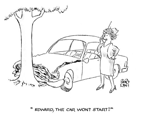 'Edward the car won't start!'
