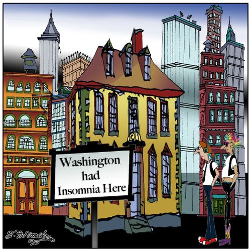 Washington Had Insomnia Here.