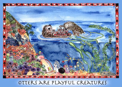Otters are Playful Creatures.
