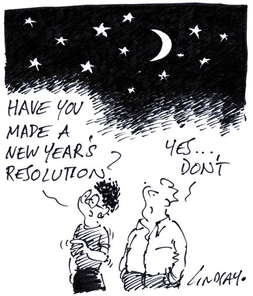 'Have you made a New Year's Resolution?'