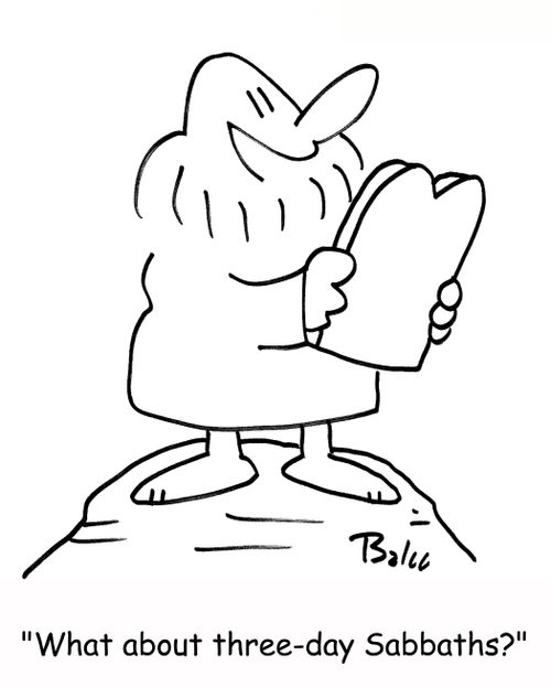 'What about three-day Sabbaths?'