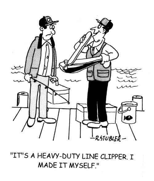 'It's a heavy-duty line clipper.I made it myself.'