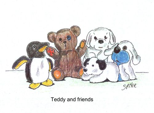 Teddy and friends.