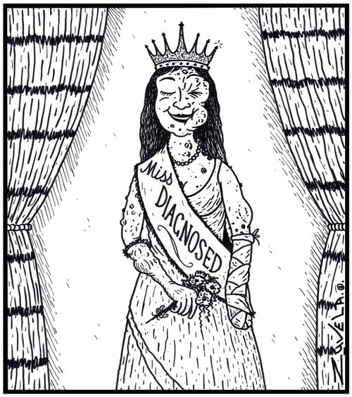 Miss Diagnosed a female pageant winner for being the worst misdiagnosed entrant.