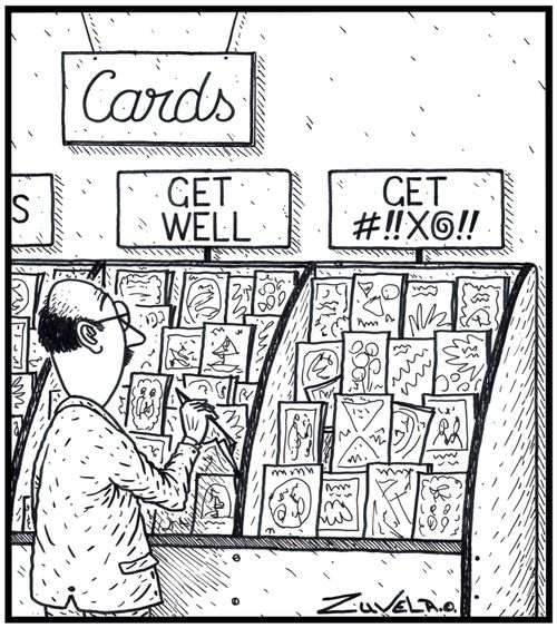 Cards: Get WellGet #!!X@!! 