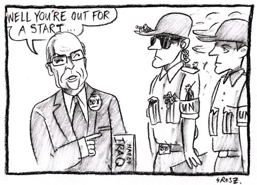 "'Well, you're out for a start..."
