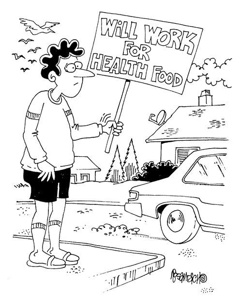 Will Work For Health Food