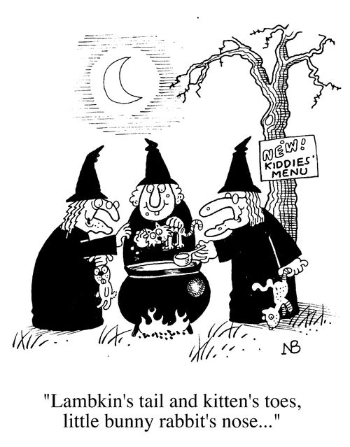 Kiddies Menu for Witches