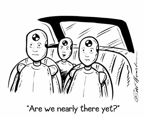 'Are we nearly there yet?'