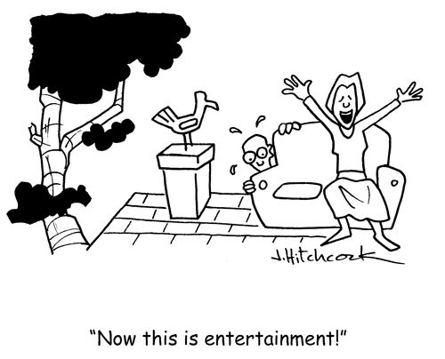 'Now this is entertainment!'