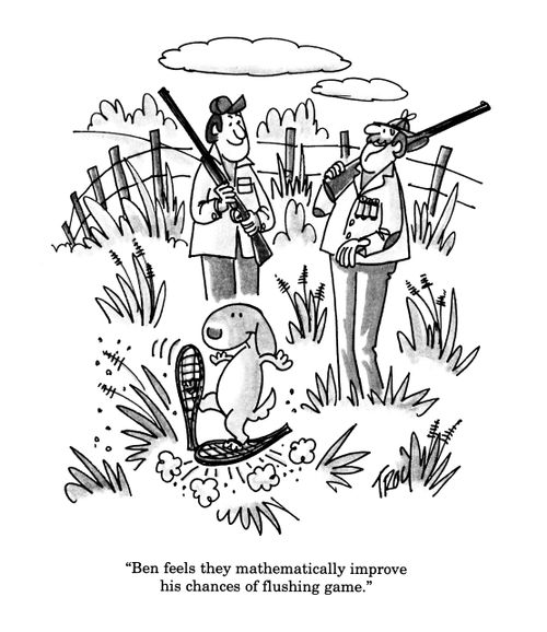 'Ben feels they mathematically improve his chaces of flushing game.'
