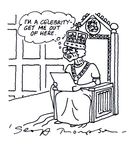'I'm a celebrity...get me out of here.'