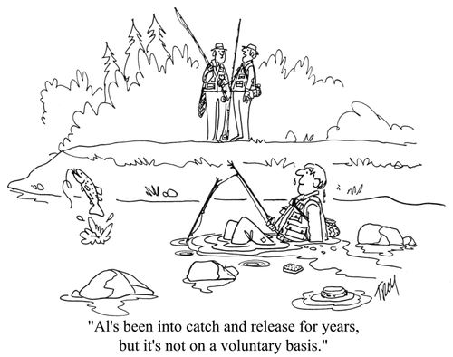 'Al's been into catch and release for years, but it's not on a voluntary basis.'