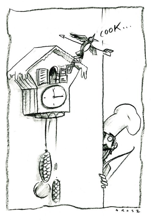 Cuckoo has got halfway through it's call and then had an arrow shot at it.