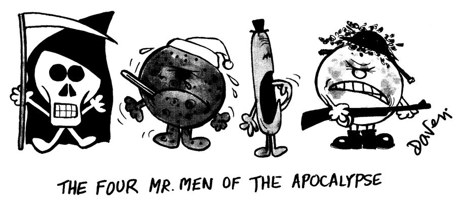 The Four Mr Men of the Apocalypse