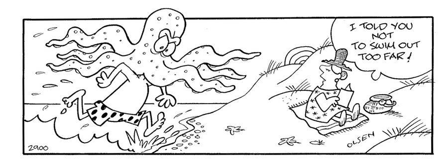 I told you not to swim out to far