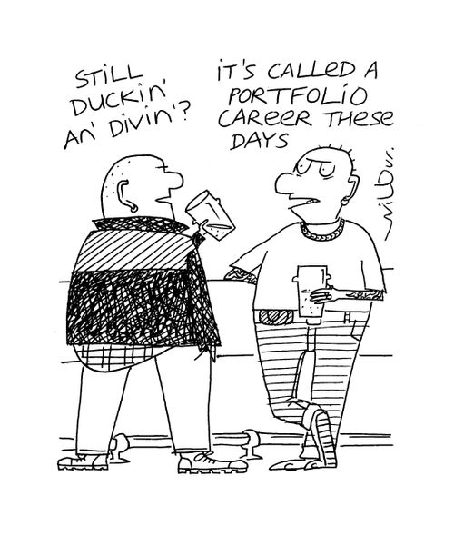 'Still duckin' an' divin'?'