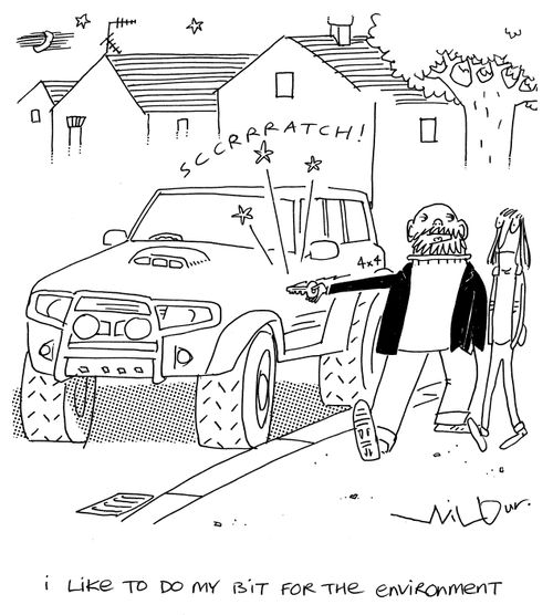 'I like to do my bit for the environment.'
