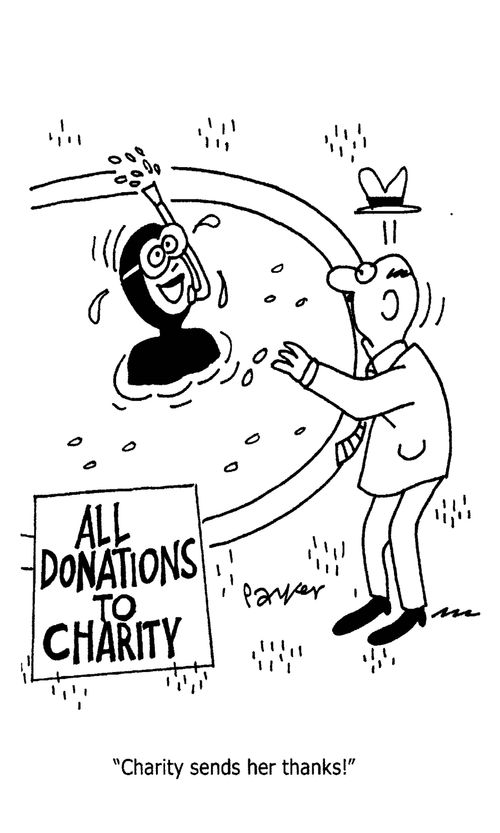 'Charity sends her thanks!'