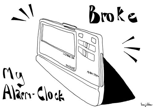 Broken Alarm Clock.