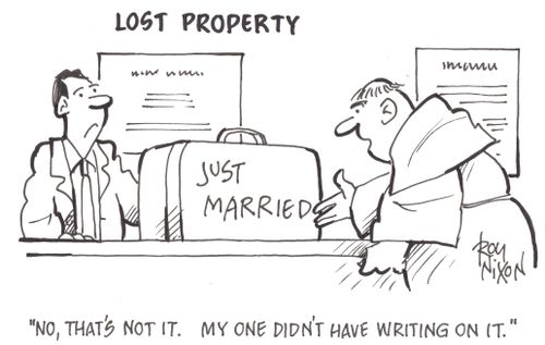 'No, that's not it. My one didn't have writing on it.'