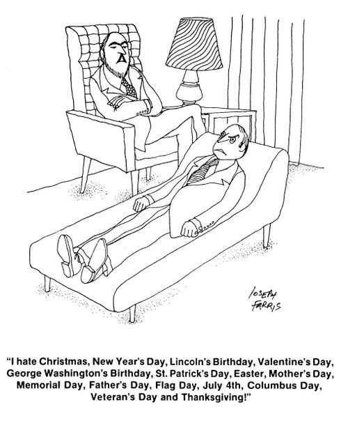 'I hate all holidays!'