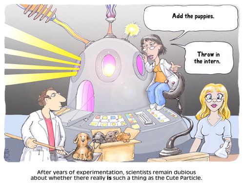 After years of experimentation, scientists remain dubious about whether there really is such a thing as the Cute Particle.