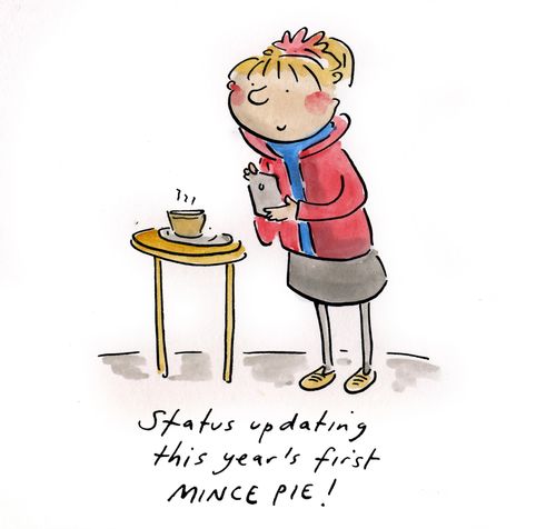 Status updating this year's MINCE PIE!