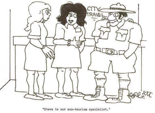 City travel: 'Steve is our eco-tourism specialist.'