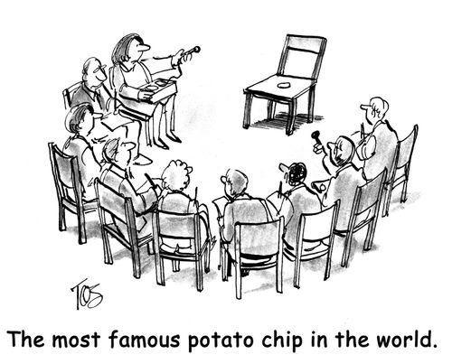 The most famous potato chip in the world.