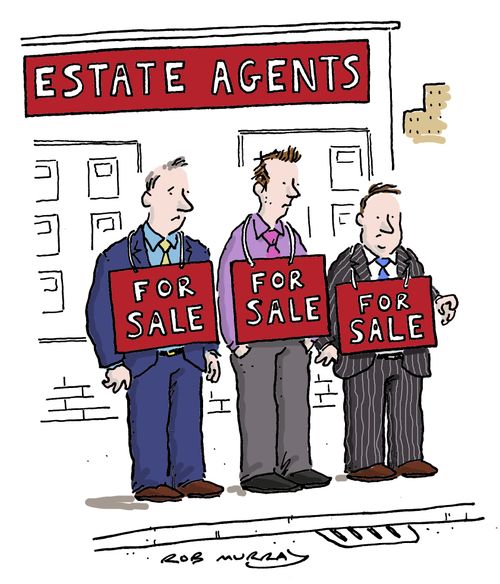 Estate agents lined up for sale