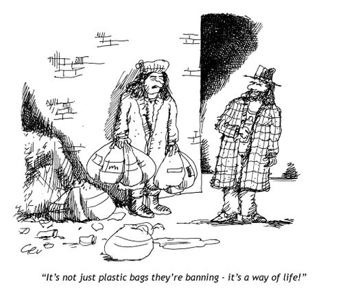 'It's not just plastic bags they're banning - its a way of life.''