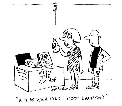 'Is this your first book launch?'