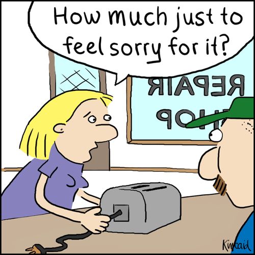 'How much just to feel sorry for it?'