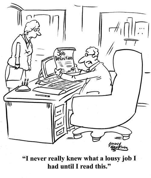 'I never really knew what a lousy job I had until I read this.'